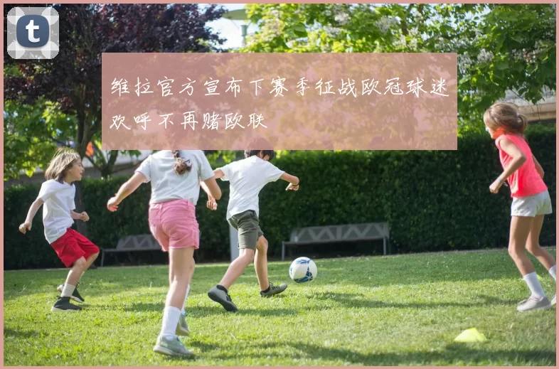 维拉官方宣布下赛季征战欧冠球迷欢呼不再赌欧联