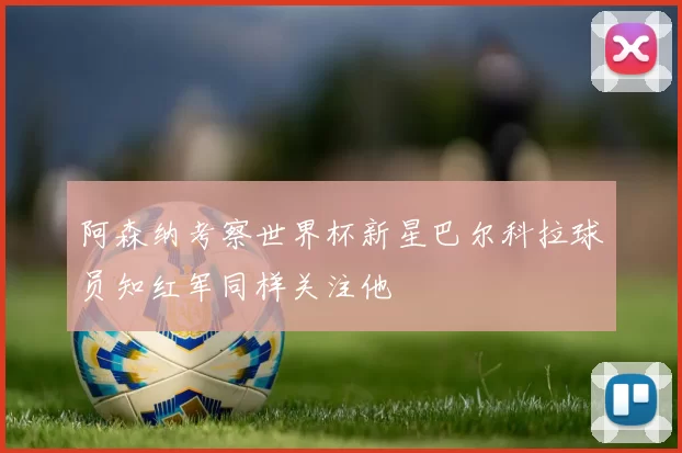 阿森纳考察世界杯新星巴尔科拉球员知红军同样关注他